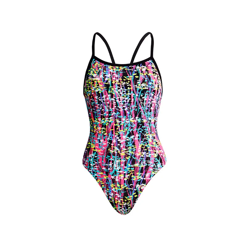 Funkita - Flickering Forest - Girls Single Strap One Piece 2 Funkita - Flickering Forest - Girls Single Strap One Piece - Image 2