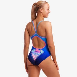 Funkita - Flying Flipper - Ladies Diamond Back One Piece -Swimwear Shop funkita flying flipper ladies diamond back one piece 4