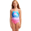 Funkita - Flying Flipper - Toddler Girls Printed One Piece