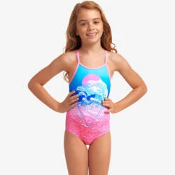 Funkita - Flying Flipper - Toddler Girls Printed One Piece -Swimwear Shop funkita flying flipper toddler girls printed one piece 4