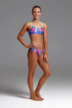 Funkita - Frickin Laser - Girls Criss Cross Two Piece -Swimwear Shop funkita frickin laser girls criss cross two piece 3