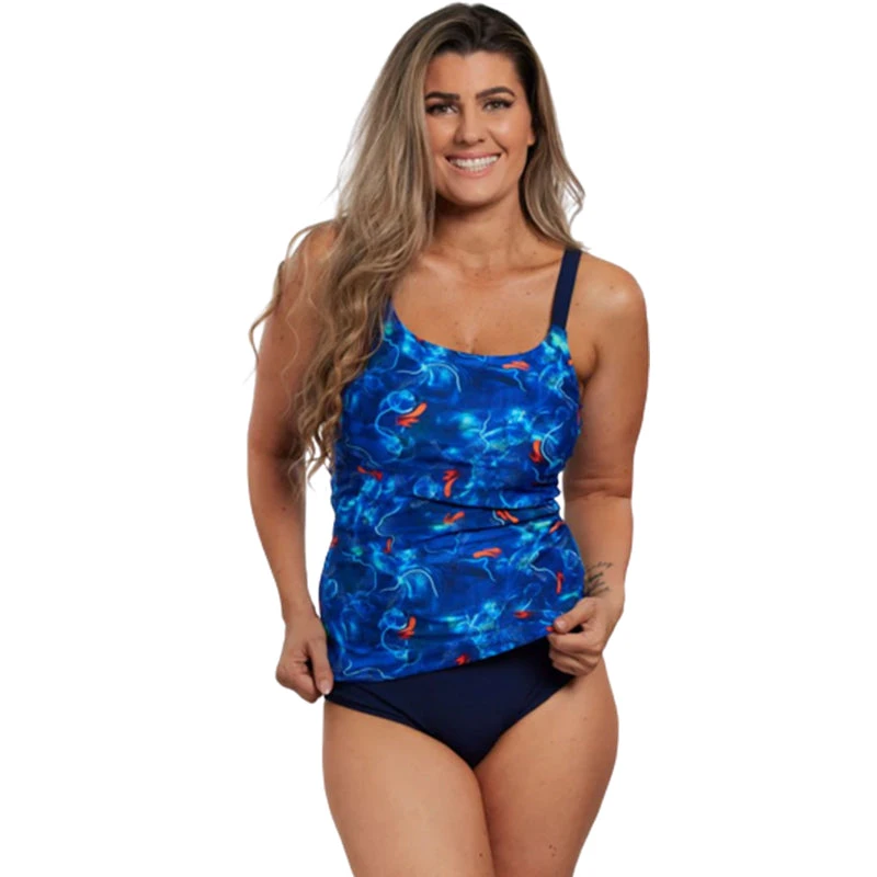 Funkita - Fyto Flares - Ladies Scoop Neck Tankini 1 Funkita - Fyto Flares - Ladies Scoop Neck Tankini