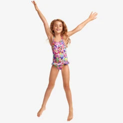 Funkita - Garden Party - Toddler Girl's Belted Frill One Piece -Swimwear Shop funkita garden party toddler girls belted frill one piece 5