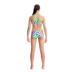 Funkita - Blue Moo - Girls Criss Cross Two Piece -Swimwear Shop funkita girls swimwear blue moo criss cross two piece 3