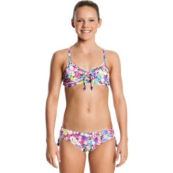 Funkita - Garden Party - Girls Tie Detail Two Piece