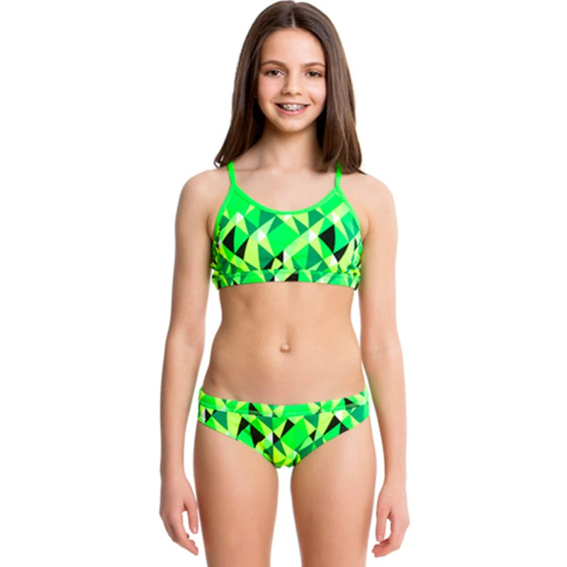 Funkita - Kryptonic Clash - Girls Racerback Two Piece 1 Funkita - Kryptonic Clash - Girls Racerback Two Piece