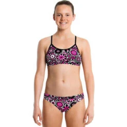 Funkita - Petals Of Paris - Girls Racerback Two Piece