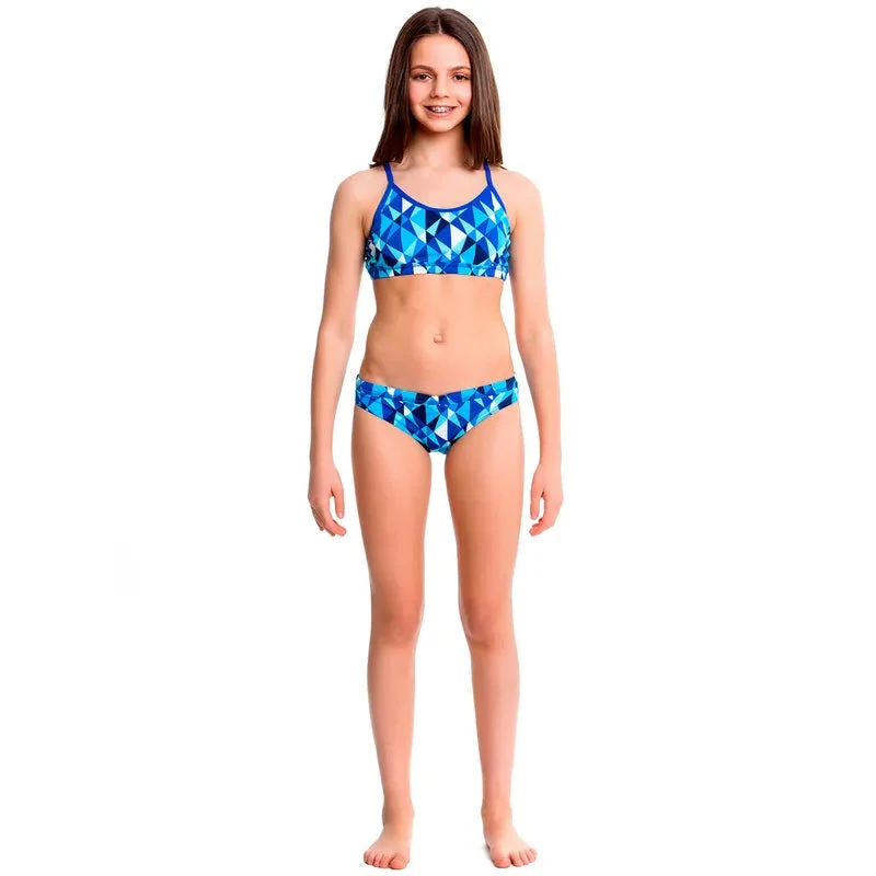 Funkita - Platinum Power - Girls Racerback Two Piece 4 Funkita - Platinum Power - Girls Racerback Two Piece - Image 4