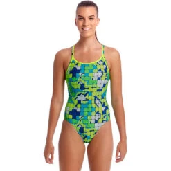 Funkita - Glow Rider - Ladies Diamond Back One Piece