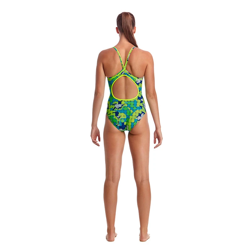 Funkita - Glow Rider - Ladies Diamond Back One Piece 3 Funkita - Glow Rider - Ladies Diamond Back One Piece - Image 3