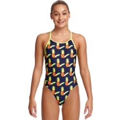 Funkita - Golden Circle - Girls Diamond Back One Piece