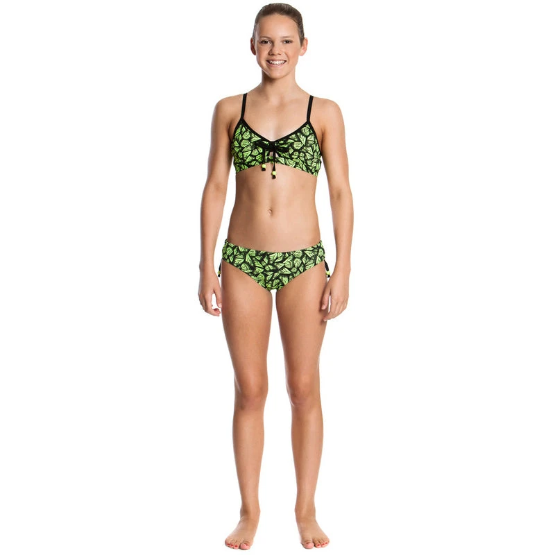 Funkita - Golden Wings - Girls Tie Detail Two Piece 3 Funkita - Golden Wings - Girls Tie Detail Two Piece - Image 3