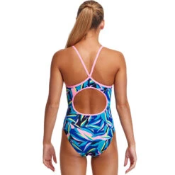 Funkita - Gum Nuts - Girls Diamond Back One Piece -Swimwear Shop funkita gum nuts girls diamond back one piece 3