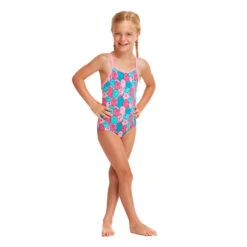 Funkita - Happy Blobs - Toddler Girls Printed One Piece -Swimwear Shop funkita happy blobs toddler girls printed one piece 5