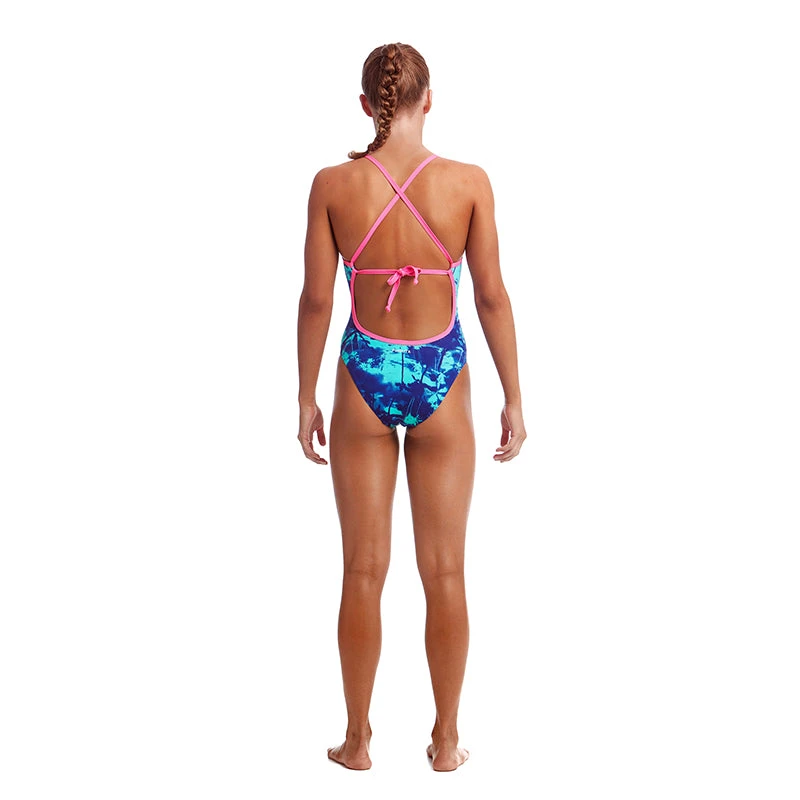 Funkita - Hawaiian Skies - Girls Tie Me Tight One Piece 3 Funkita - Hawaiian Skies - Girls Tie Me Tight One Piece - Image 3