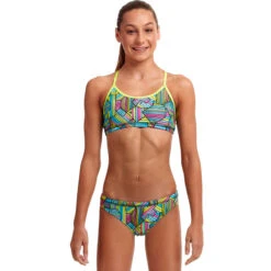 Funkita - Hot Property - Girls Racerback Two Piece