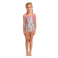 Funkita - Jiggy Saw - Toddler Girls Printed One Piece -Swimwear Shop funkita jiggy saw toddler girls printed one piece 4