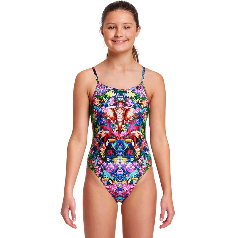 Funkita - Jungle Boogie - Girls Single Strap One Piece 1 Funkita - Jungle Boogie - Girls Single Strap One Piece