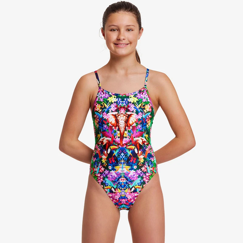 Funkita - Jungle Boogie - Girls Single Strap One Piece 4 Funkita - Jungle Boogie - Girls Single Strap One Piece - Image 4