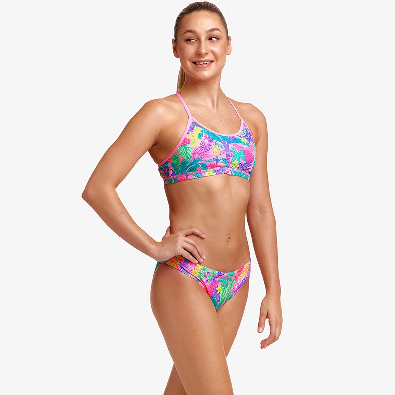 Funkita - Jungle Party - Girls Racerback Two Piece 5 Funkita - Jungle Party - Girls Racerback Two Piece - Image 5
