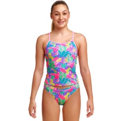 Funkita - Jungle Party - Girls Swim Steady Tankini & Brief