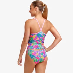 Funkita - Jungle Party - Girls Swim Steady Tankini & Brief -Swimwear Shop funkita jungle party girls swim steady tankini brief 4