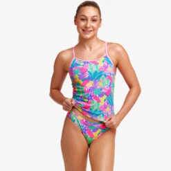 Funkita - Jungle Party - Girls Swim Steady Tankini & Brief -Swimwear Shop funkita jungle party girls swim steady tankini brief 5