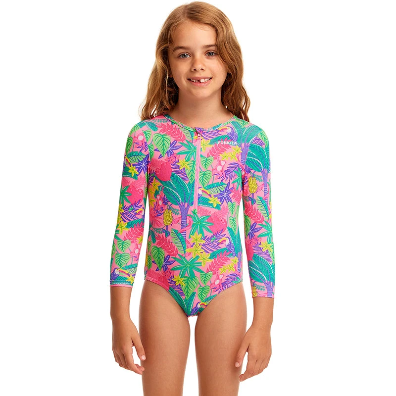 Funkita - Jungle Party - Toddler Girls Sun Cover One Piece 1 Funkita - Jungle Party - Toddler Girls Sun Cover One Piece