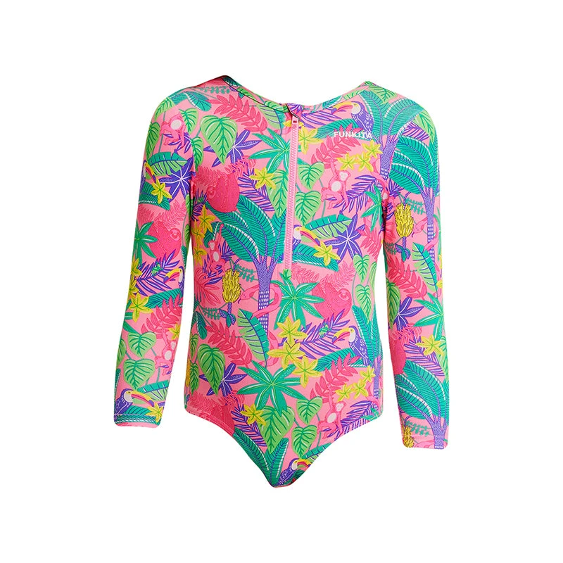 Funkita - Jungle Party - Toddler Girls Sun Cover One Piece 2 Funkita - Jungle Party - Toddler Girls Sun Cover One Piece - Image 2