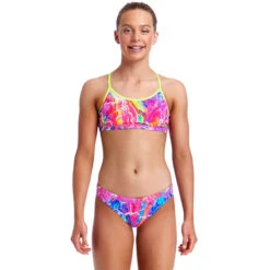 Funkita - Kaleidocolour - Girls Racerback Two Piece