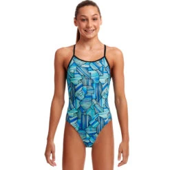 Funkita - Land Grab - Girls Diamond Back One Piece