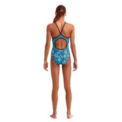 Funkita - Land Grab - Girls Diamond Back One Piece -Swimwear Shop funkita land grab girls diamond back one piece 3