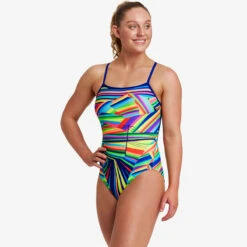 Funkita - Land Lines - Ladies Single Strap One Piece -Swimwear Shop funkita land lines ladies single strap one piece 5