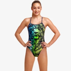 Funkita - Lion Eyes - Girls Single Strap One Piece -Swimwear Shop funkita lion eyes girls single strap one piece 5