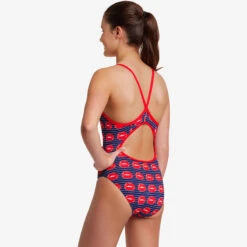 Funkita - Lip Service - Girls Diamond Back One Piece -Swimwear Shop funkita lip service girls diamond back one piece 4
