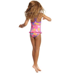 Funkita - Lolly Fish - Toddler Girl's Belted Frill One Piece -Swimwear Shop funkita lolly fish toddler girls belted frill one piece 4