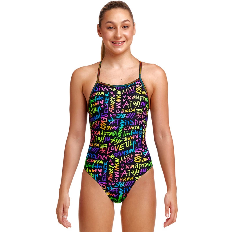 Funkita - Love Funky - Girls Strapped In One Piece 1 Funkita - Love Funky - Girls Strapped In One Piece