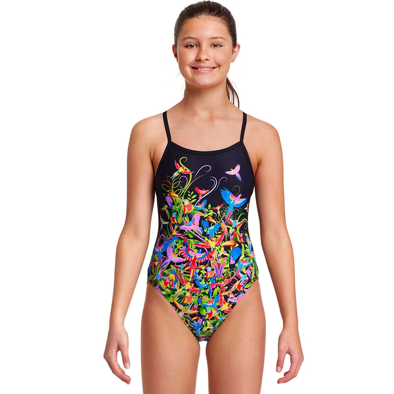 Funkita - Macaw Magic - Girls Single Strap One Piece 1 Funkita - Macaw Magic - Girls Single Strap One Piece