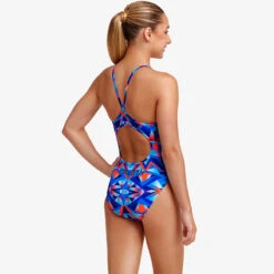 Funkita - Mad Mirror - Girls Diamond Back One Piece -Swimwear Shop funkita mad mirror girls diamond back one piece 4