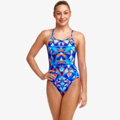 Funkita - Mad Mirror - Girls Diamond Back One Piece -Swimwear Shop funkita mad mirror girls diamond back one piece 5