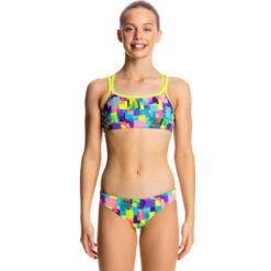 Funkita - Madame Monet - Girls Criss Cross Two Piece