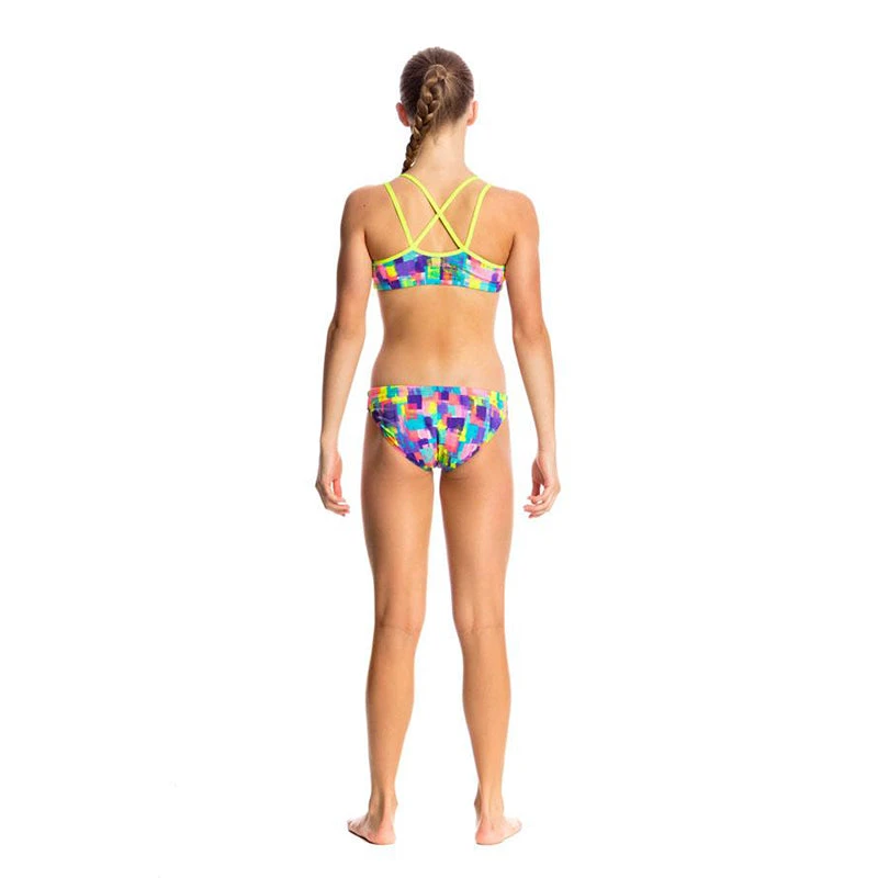 Funkita - Madame Monet - Girls Criss Cross Two Piece 3 Funkita - Madame Monet - Girls Criss Cross Two Piece - Image 3