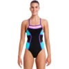 Funkita - Mint Queen - Ladies Colour Block One Piece