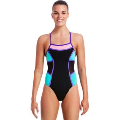 Funkita - Mint Queen - Ladies Colour Block One Piece