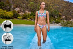 Funkita - Minty Mittens - Ladies Criss Cross Bikini Top -Swimwear Shop funkita minty mittens criss cross ladies bikini top 8