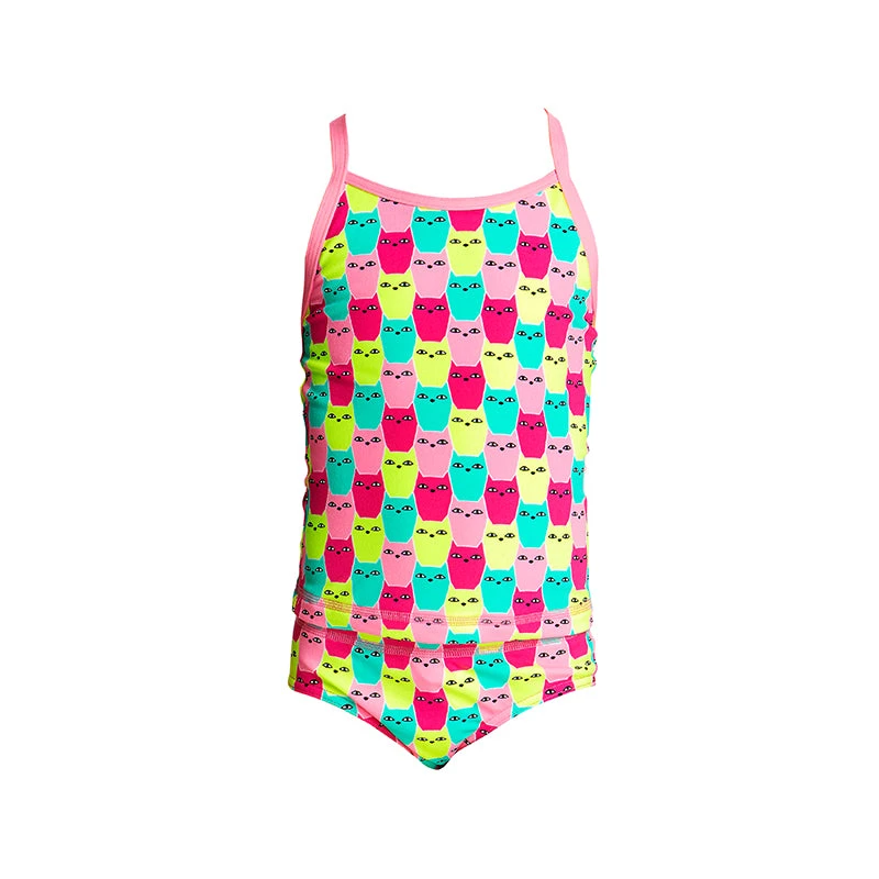 Funkita - Minty Mittens - Toddlers Girls Tankini Two Piece 2 Funkita - Minty Mittens - Toddlers Girls Tankini Two Piece - Image 2
