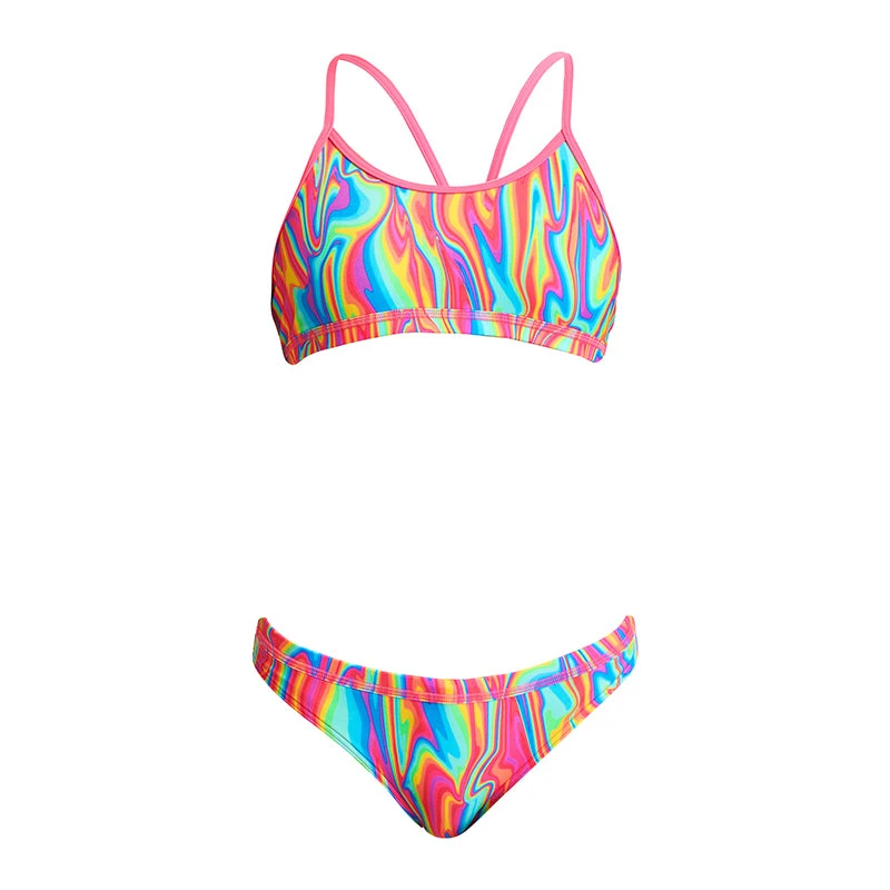 Funkita - Moon Shine - Girls Racerback Two Piece 2 Funkita - Moon Shine - Girls Racerback Two Piece - Image 2