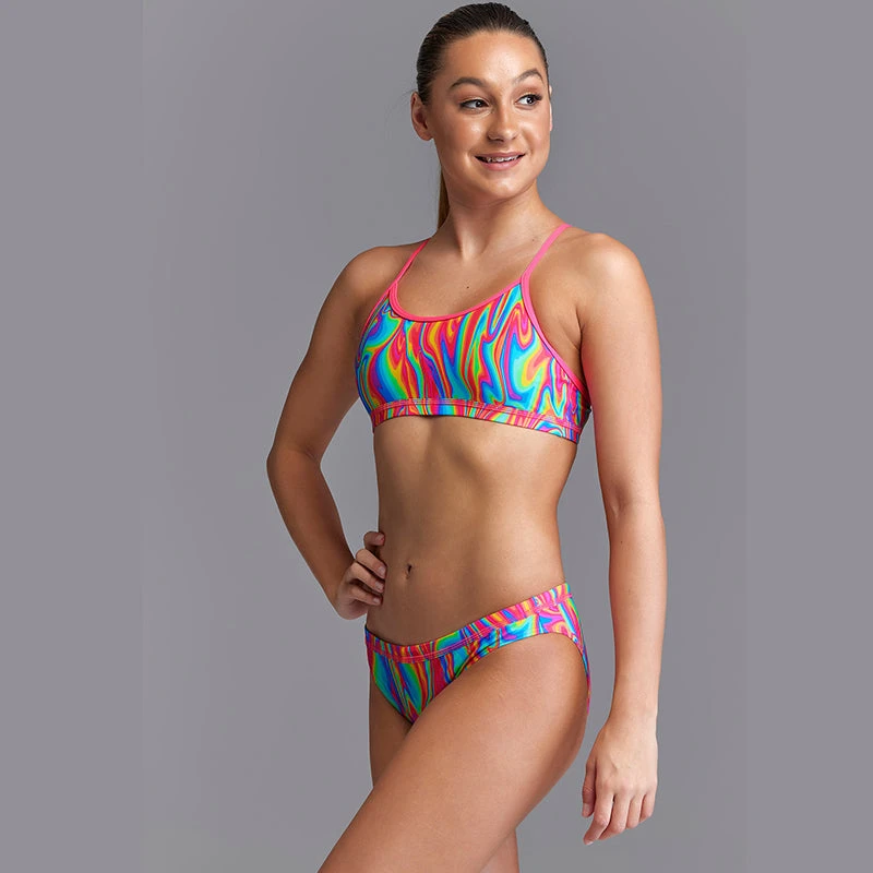 Funkita - Moon Shine - Girls Racerback Two Piece 5 Funkita - Moon Shine - Girls Racerback Two Piece - Image 5