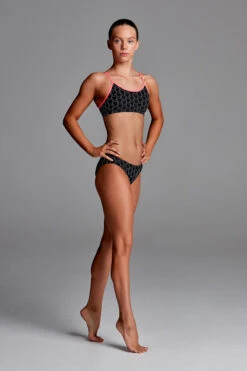 Funkita - Night Cat - Girls Racerback Two Piece 8 Funkita - Night Cat - Girls Racerback Two Piece -Swimwear Shop funkita night cat girls racerback two piece 5