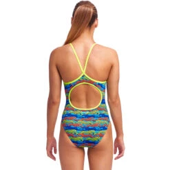 Funkita - No Cheating - Girls Eco Diamond Back One Piece -Swimwear Shop funkita no cheating girls eco diamond back one piece 3